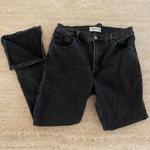 AF | High-Rise Skinny Black Jeans